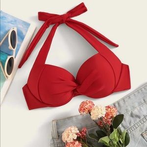 ❌❌SOLD❌❌Red bikini top